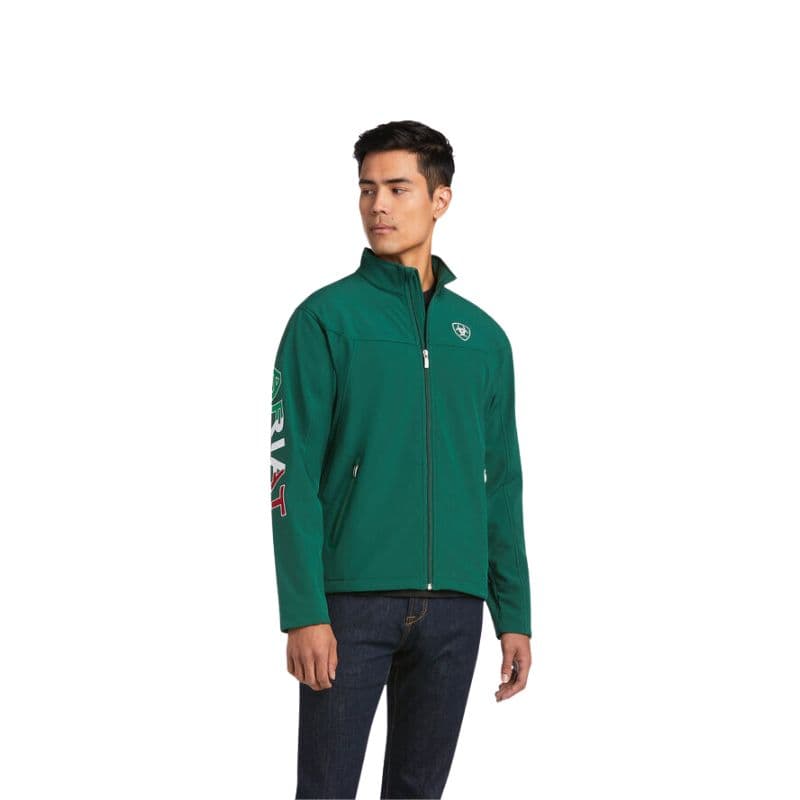 Chaqueta Softshell México Verde
