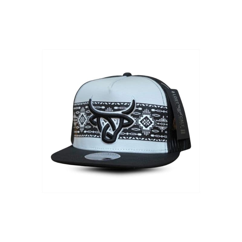 Gorra Lost Calf Diseño Azteca con Logotipo Bordado