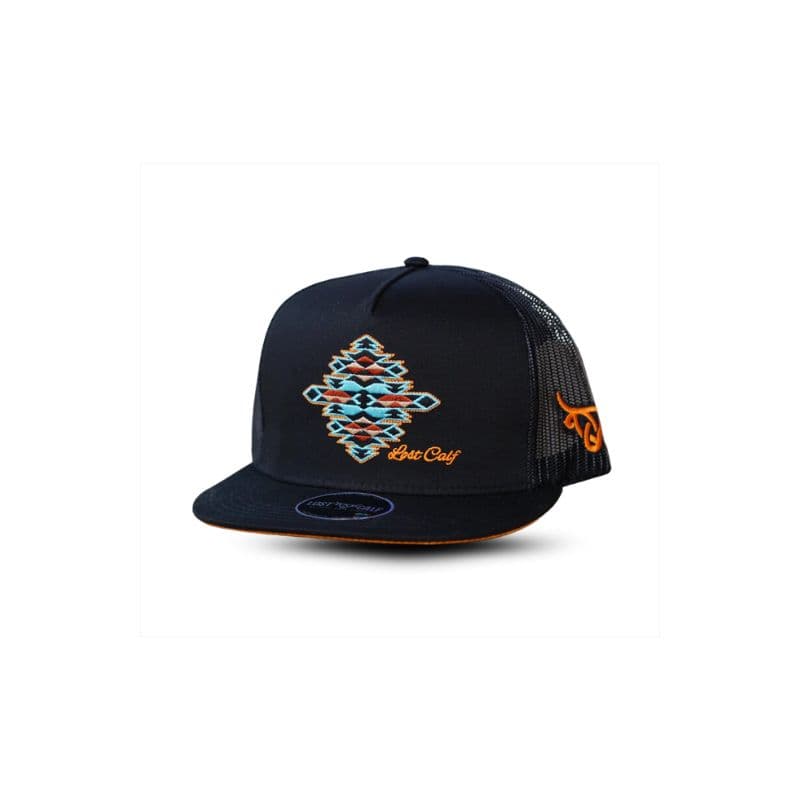 Gorra Lost Calf con Logotipos Aztecas Bordados