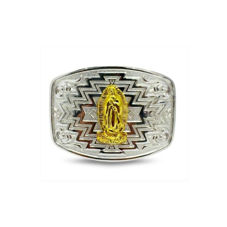 Hebilla vaquera Double G Ranch Guadalupe Silver Gold