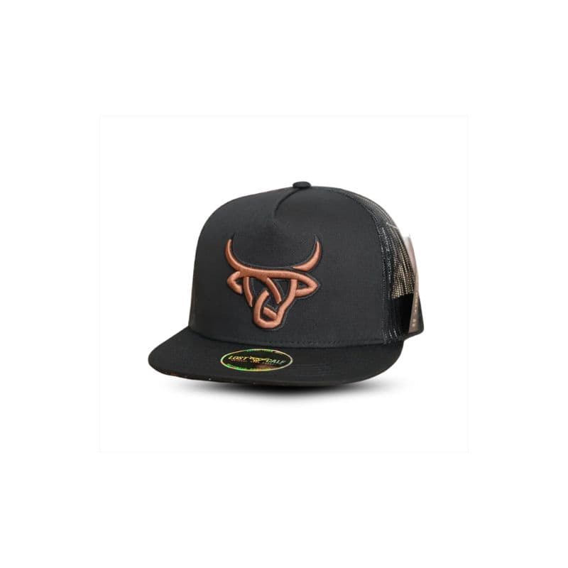 Gorra Camionero Marrón Lost Calf con Logotipo Bordado