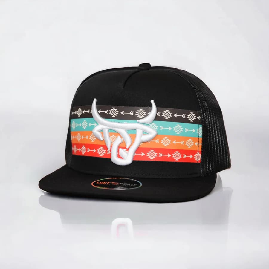 Gorra Camionero Marrón Lost Calf con Logotipo Bordado